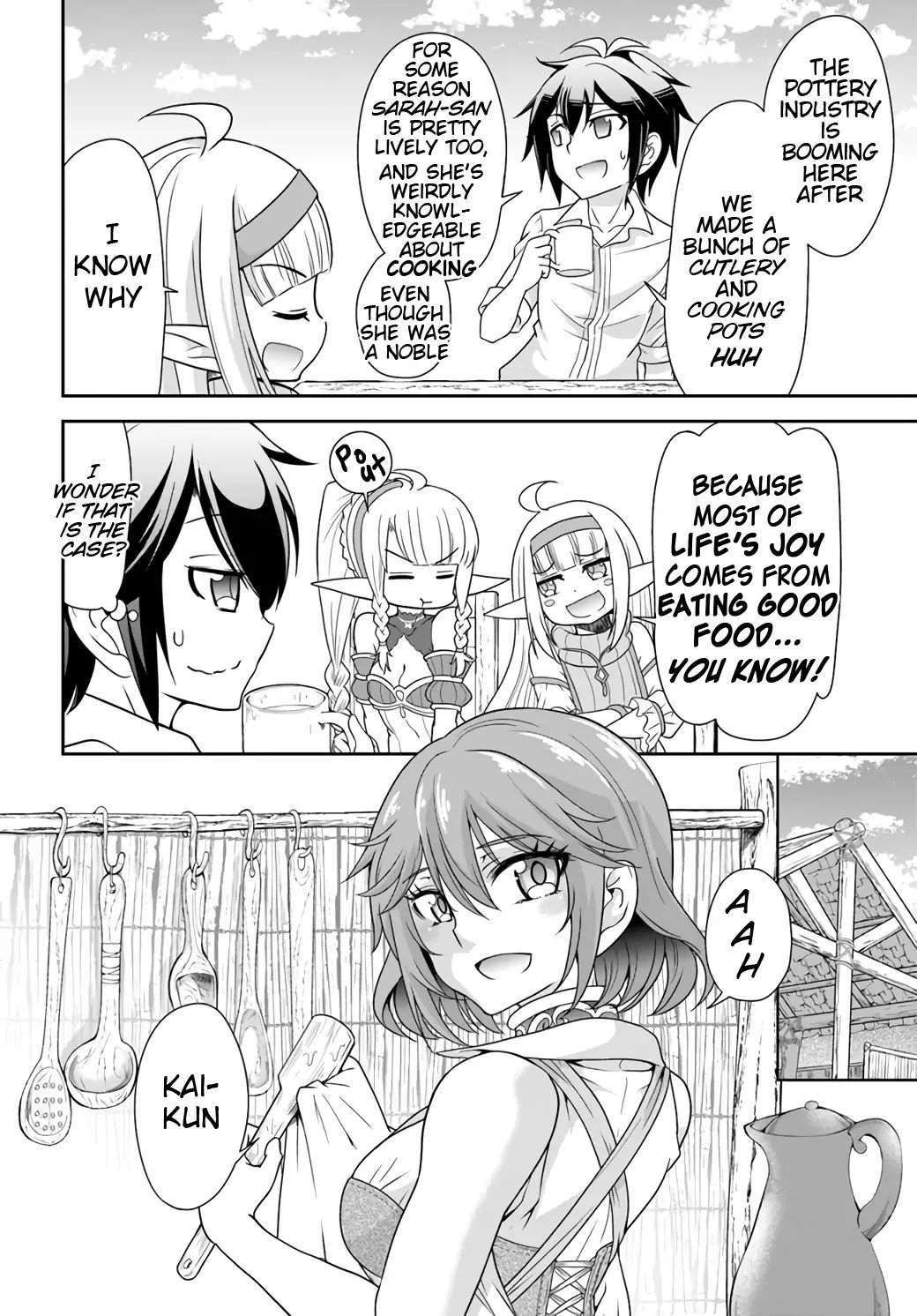 Tenohira Kaitaku Mura de Isekai Kenkokuki: Fueteku Yome-tachi to Nonbiri Mujintou Life Chapter 19 7